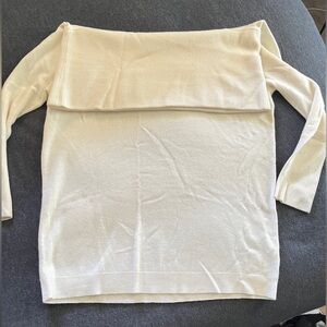 Saks Fifth Avenue Cream Cashmere Sweater